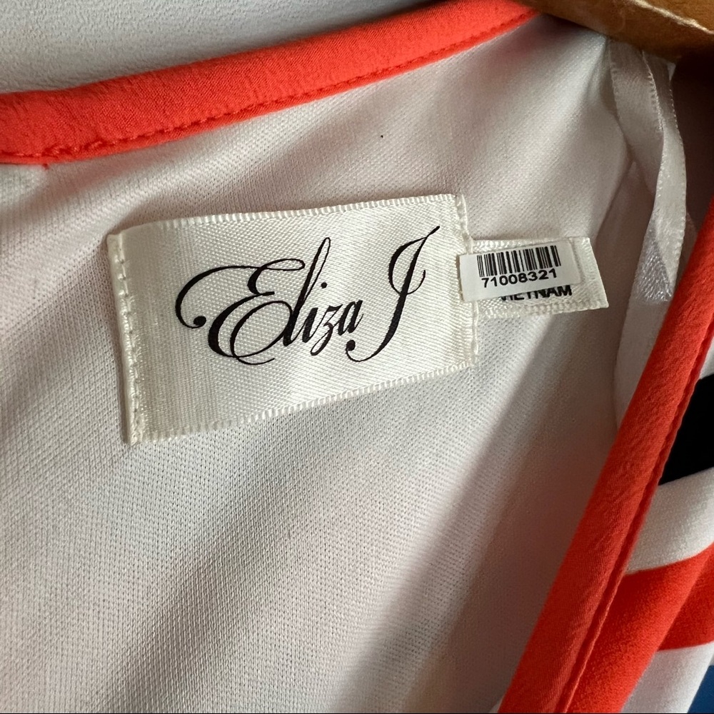 Eliza J Mixed Striped Shift Dress size 12P - Picture 9 of 10